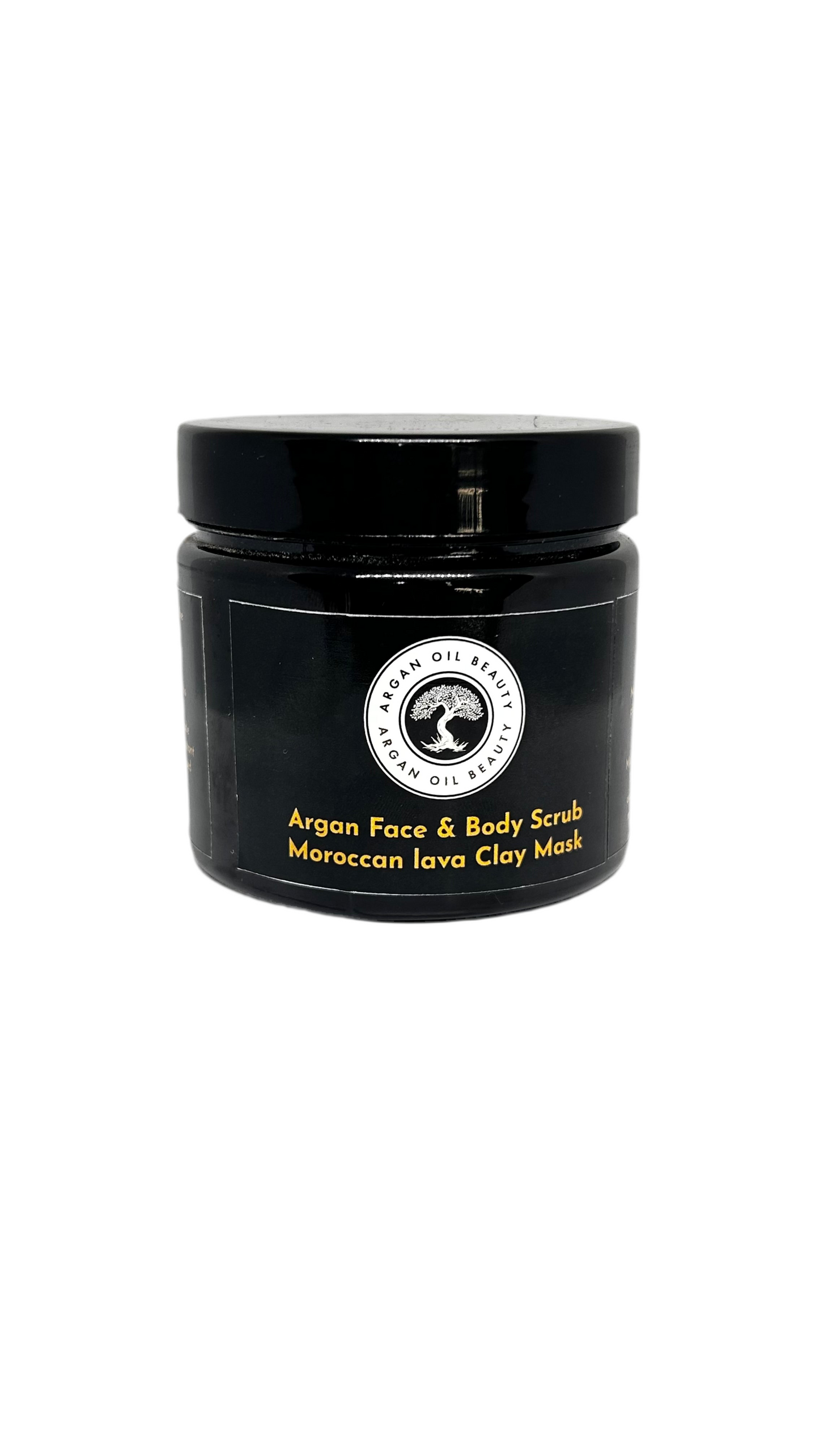 Argan Face & Body Scrub Moroccan Lava Clay Mask🌿